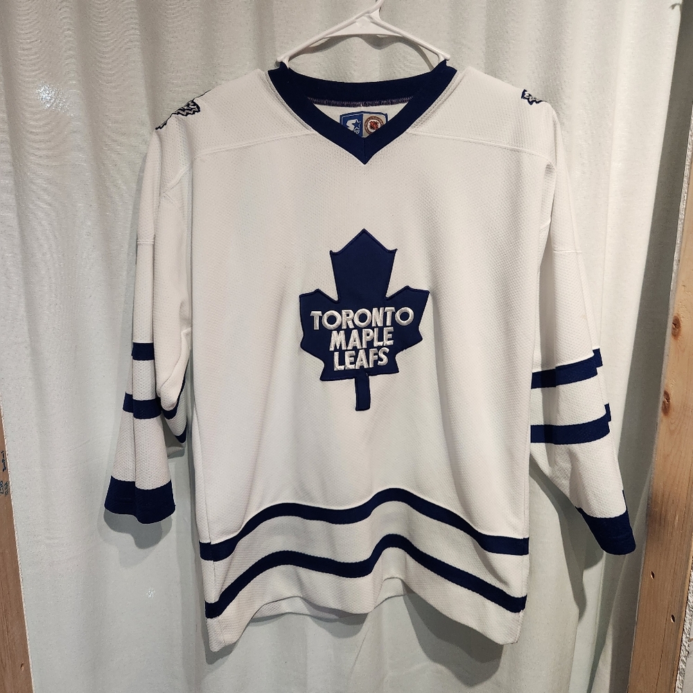 Vintage 1990s Starter Toronto Maple Leafs Jersey Size Youth L/XL
